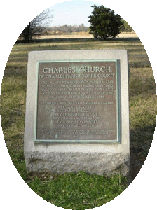Charles Parish Church marker