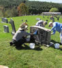 Virginia Daughters clean up a cemetery and Celebrate America 125!