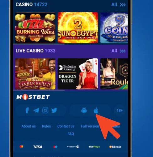 Step 3 — Select iOS download